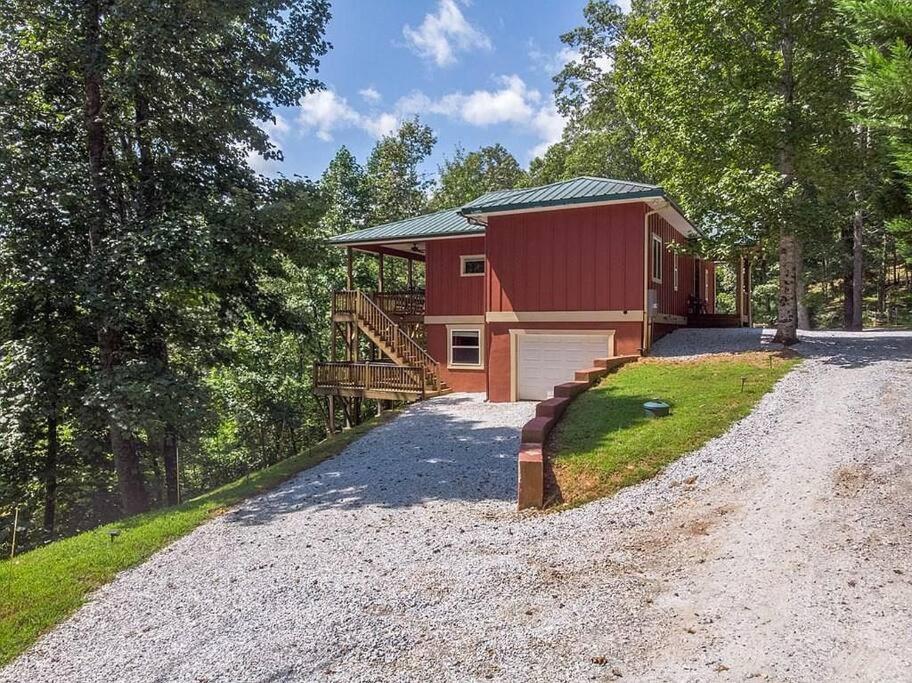 Red Rooster Family Cabin W/Hot Tub+Fire Pit+View Franklin Kültér fotó